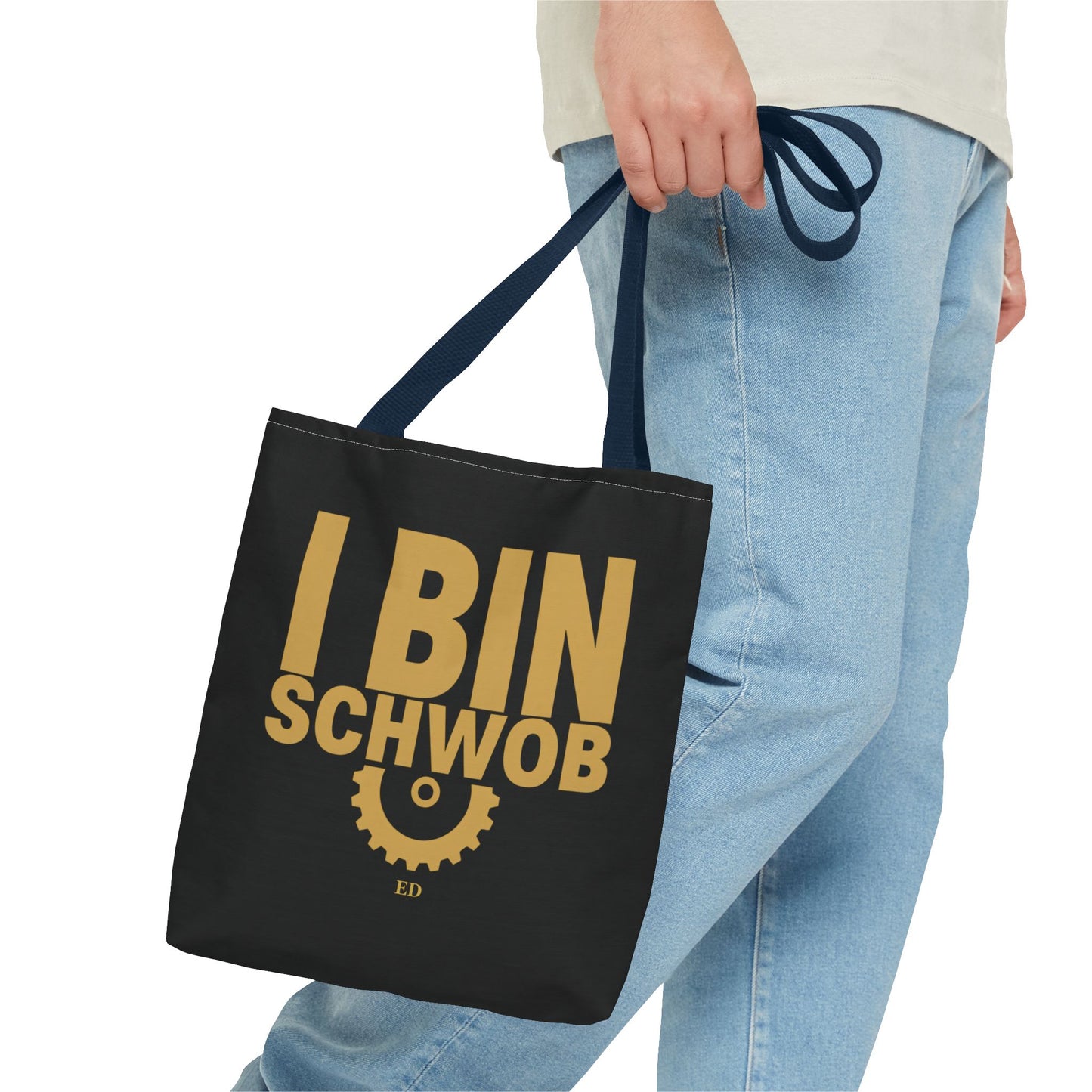 Torba z dumą Szwabów | I Bin Schwob — płócienna torba