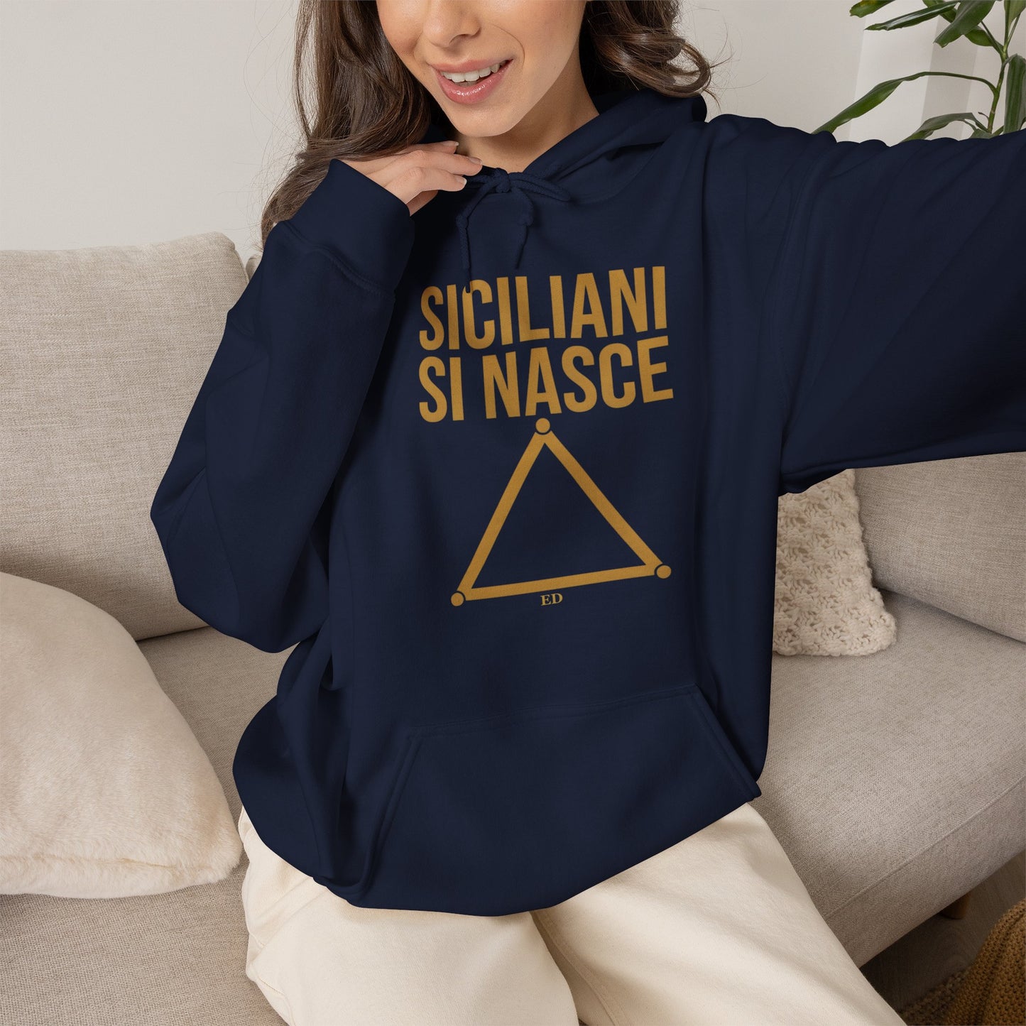 Sicilian Pride Hoodie | Siciliani Si Nasce Warm Fit