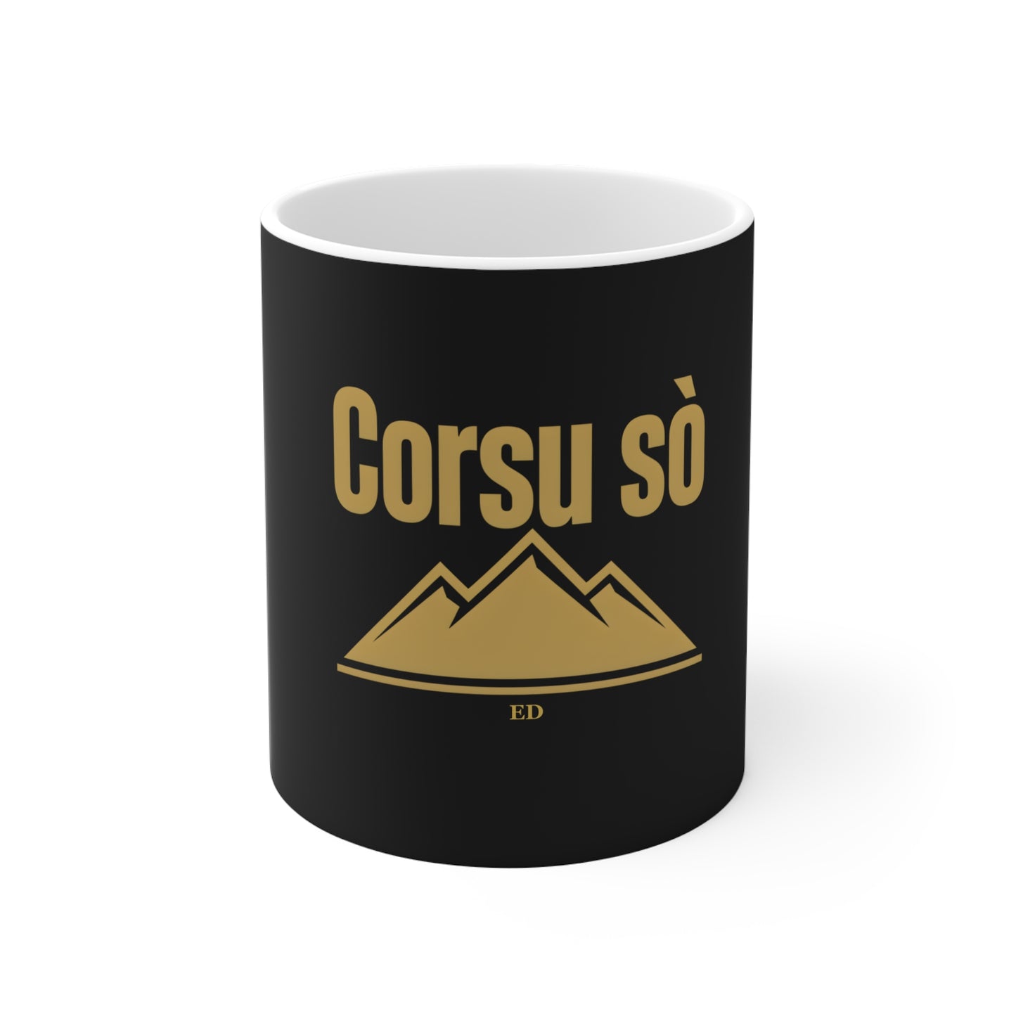 Corsu sò Ceramic Mug — Corsican Pride Mountain Coffee Cup
