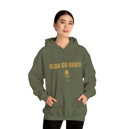 Sudadera con capucha del orgullo escocés | Sudadera abrigada Alba Gu Bràth