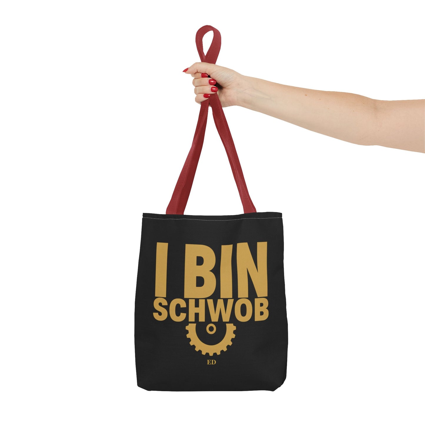 Torba z dumą Szwabów | I Bin Schwob — płócienna torba
