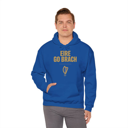 Irischer Stolz Hoodie | Éire Go Brách warmer Schnitt