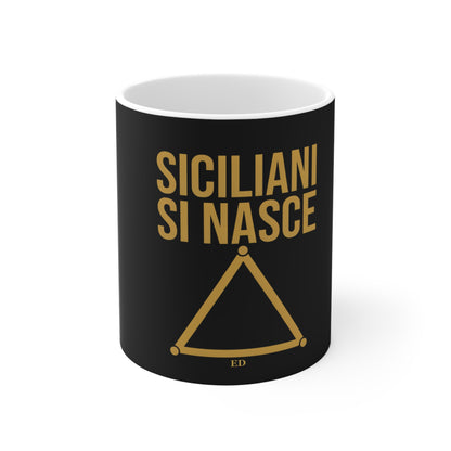 Sicilian Pride Mug | Siciliani Si Nasce Coffee Cup