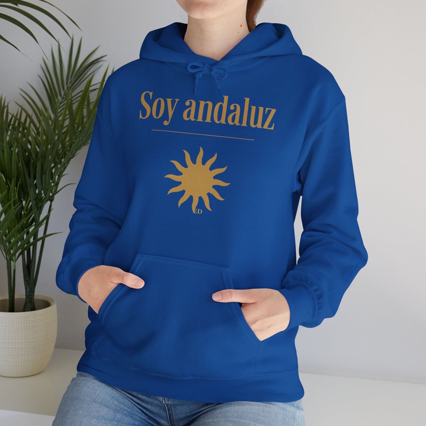 Hoodie mit andalusischem Stolz | Soy Andaluz, warm geschnitten