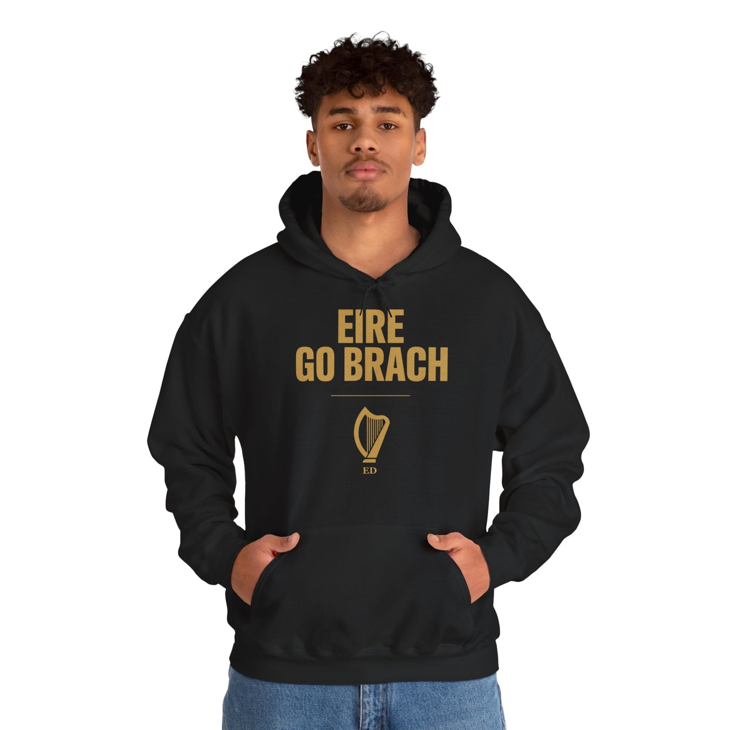 Irischer Stolz Hoodie | Éire Go Brách warmer Schnitt