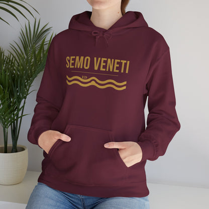 Felpa con cappuccio dell'orgoglio veneto | Semo Veneti Vestibilità calda