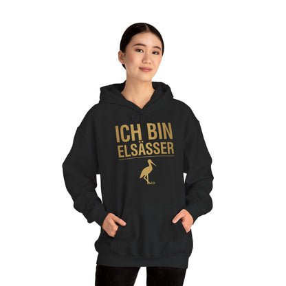 Bluza z kapturem z dumą alzacką | Ich Bin Elsässer Warm Fit