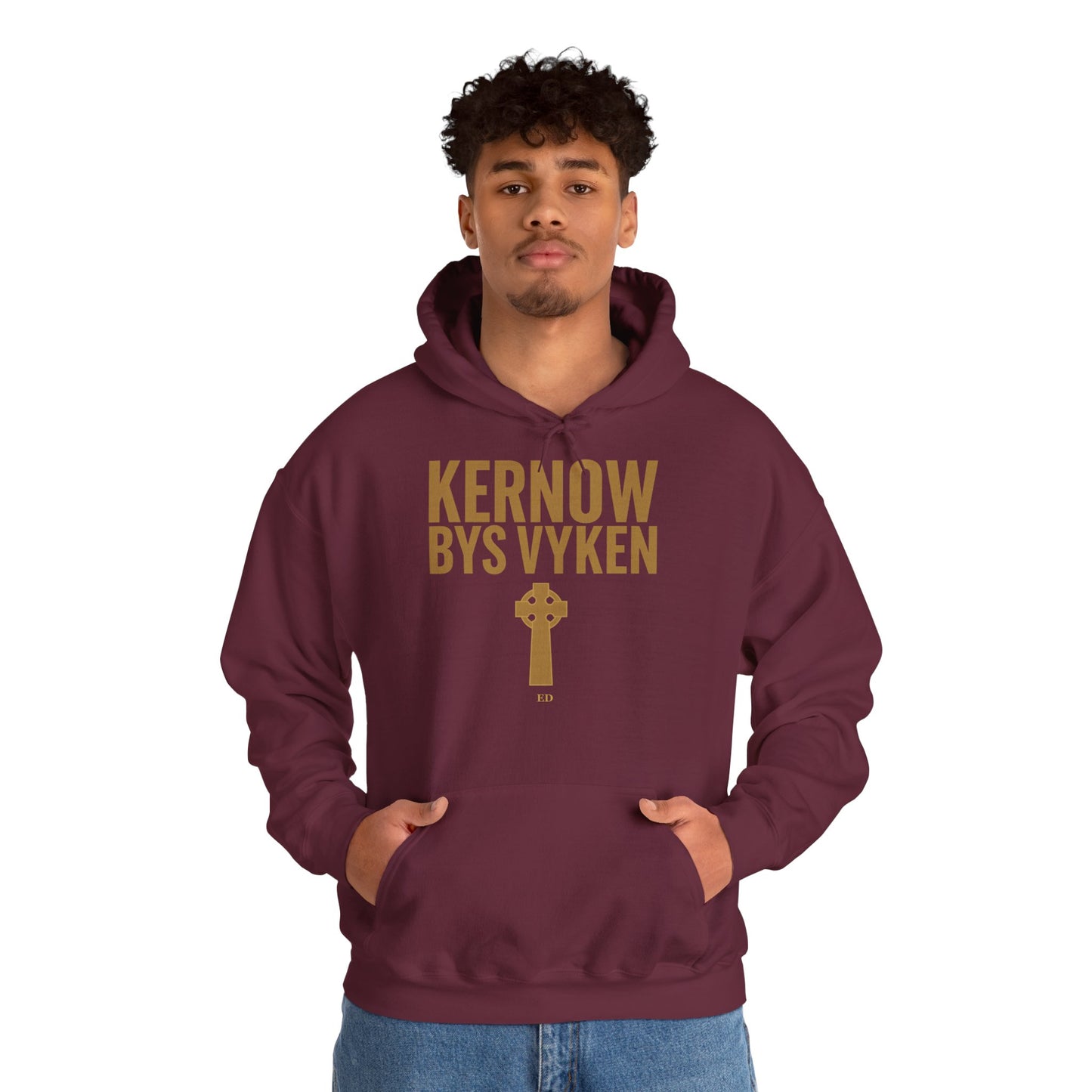 Kornischer Stolz Hoodie | Kernow Bys Vyken warmer Schnitt