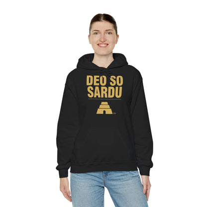 Hoodie mit sardischem Stolz | Deo So Sardu, warm geschnitten
