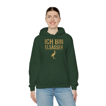 Bluza z kapturem z dumą alzacką | Ich Bin Elsässer Warm Fit