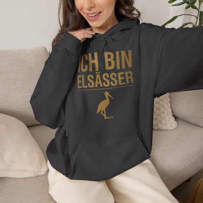 Bluza z kapturem z dumą alzacką | Ich Bin Elsässer Warm Fit