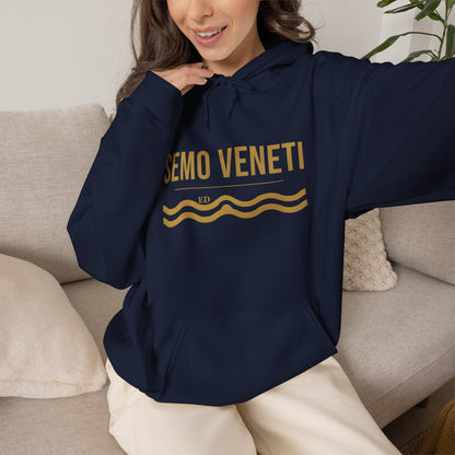 Felpa con cappuccio dell'orgoglio veneto | Semo Veneti Vestibilità calda