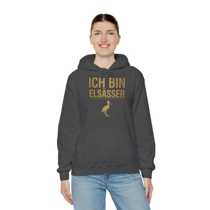 Bluza z kapturem z dumą alzacką | Ich Bin Elsässer Warm Fit