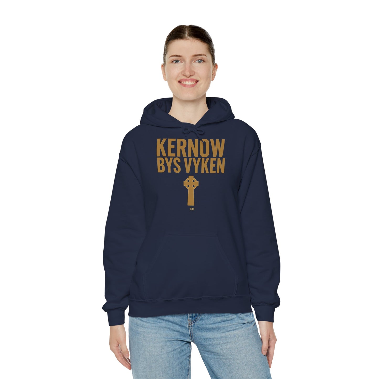 Kornischer Stolz Hoodie | Kernow Bys Vyken warmer Schnitt