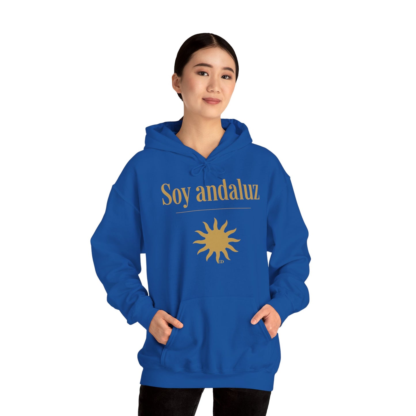 Hoodie mit andalusischem Stolz | Soy Andaluz, warm geschnitten