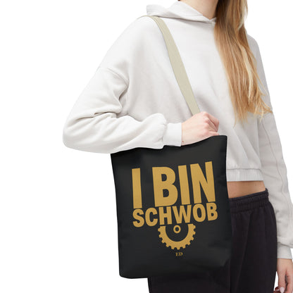Torba z dumą Szwabów | I Bin Schwob — płócienna torba