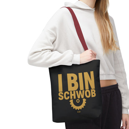 Torba z dumą Szwabów | I Bin Schwob — płócienna torba