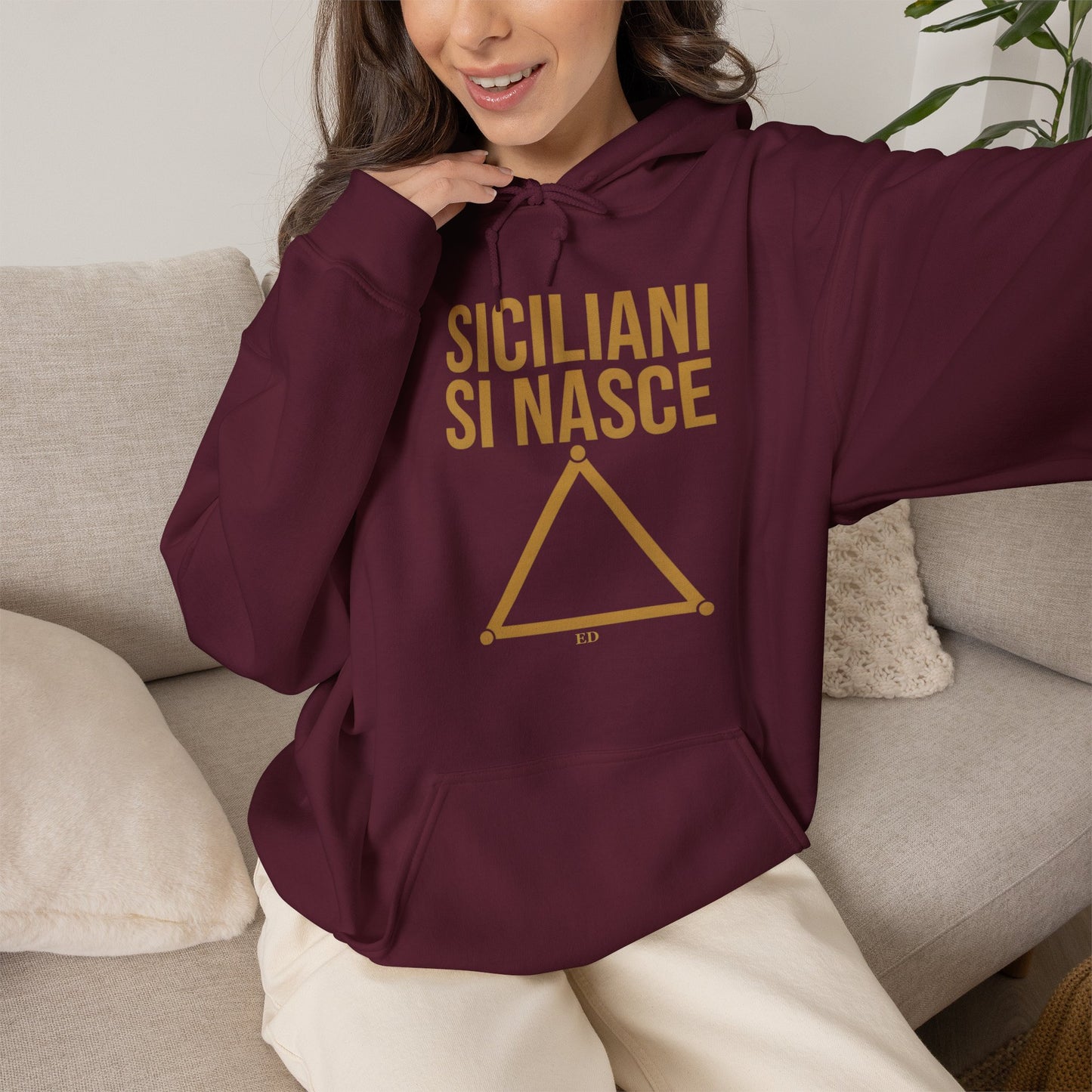 Sicilian Pride Hoodie | Siciliani Si Nasce Warm Fit