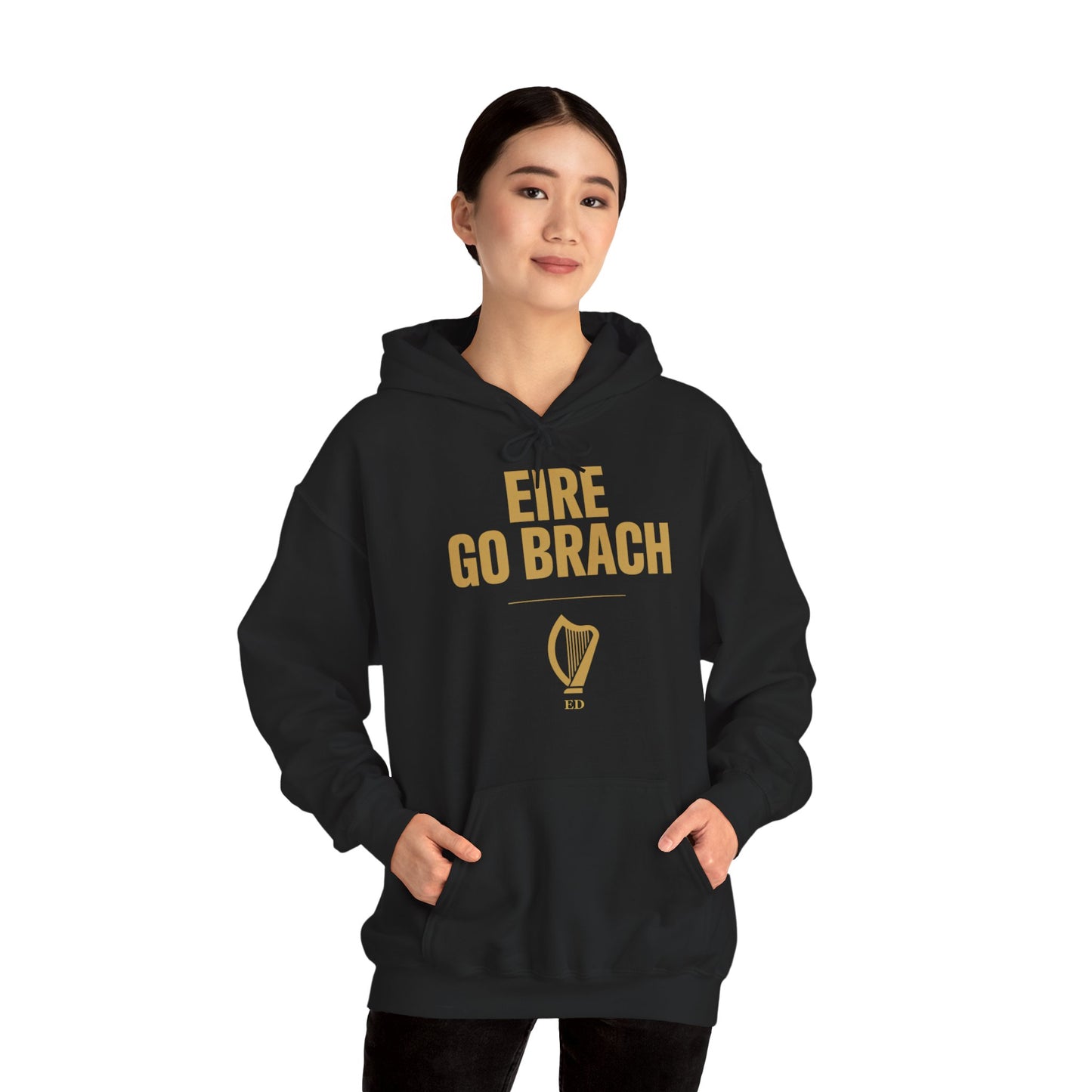 Irischer Stolz Hoodie | Éire Go Brách warmer Schnitt