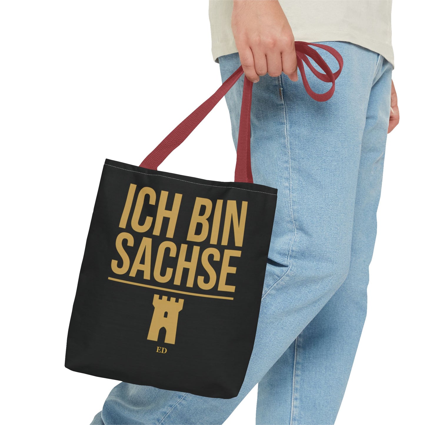 Sächsischer Stolz Stofftasche | Ich bin Sachse Canvas