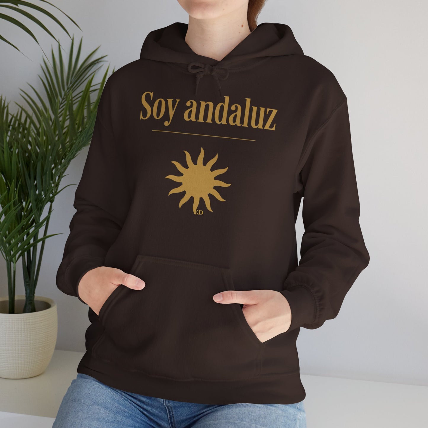 Hoodie mit andalusischem Stolz | Soy Andaluz, warm geschnitten