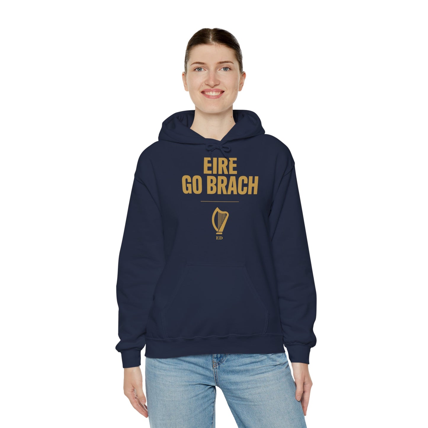 Irischer Stolz Hoodie | Éire Go Brách warmer Schnitt