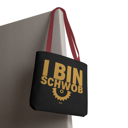 Torba z dumą Szwabów | I Bin Schwob — płócienna torba