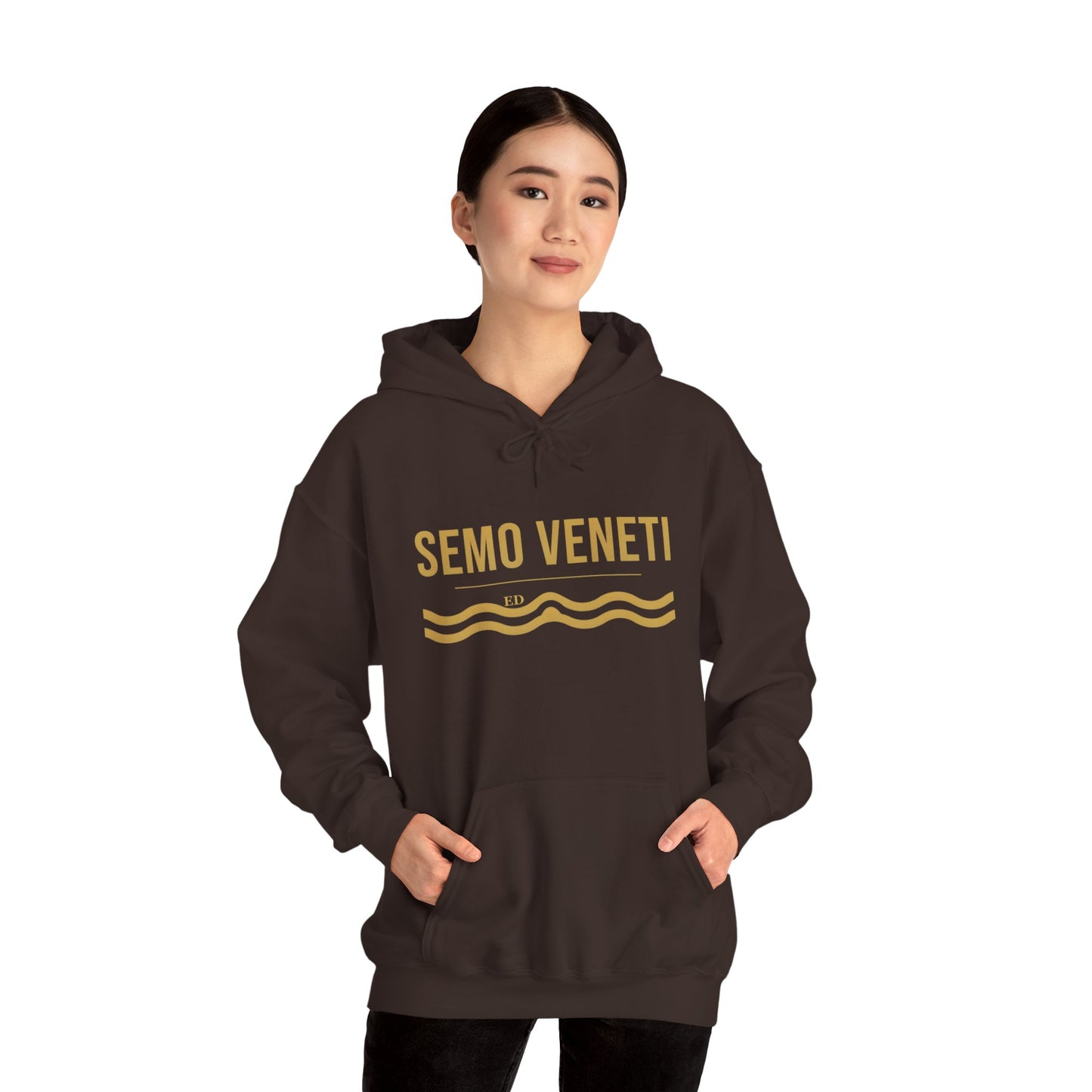Felpa con cappuccio dell'orgoglio veneto | Semo Veneti Vestibilità calda