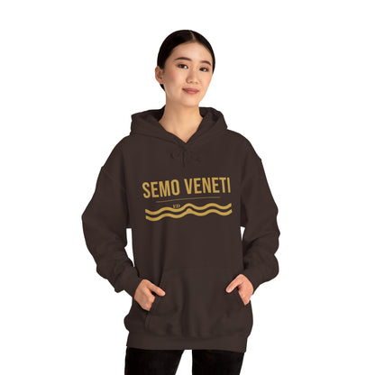 Felpa con cappuccio dell'orgoglio veneto | Semo Veneti Vestibilità calda