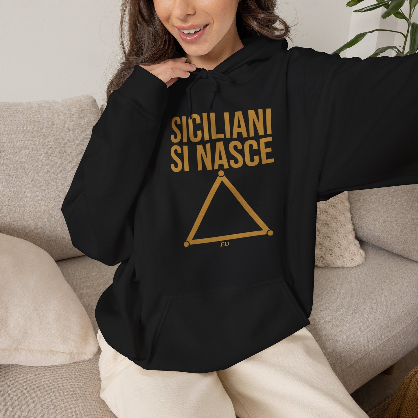 Sicilian Pride Hoodie | Siciliani Si Nasce Warm Fit