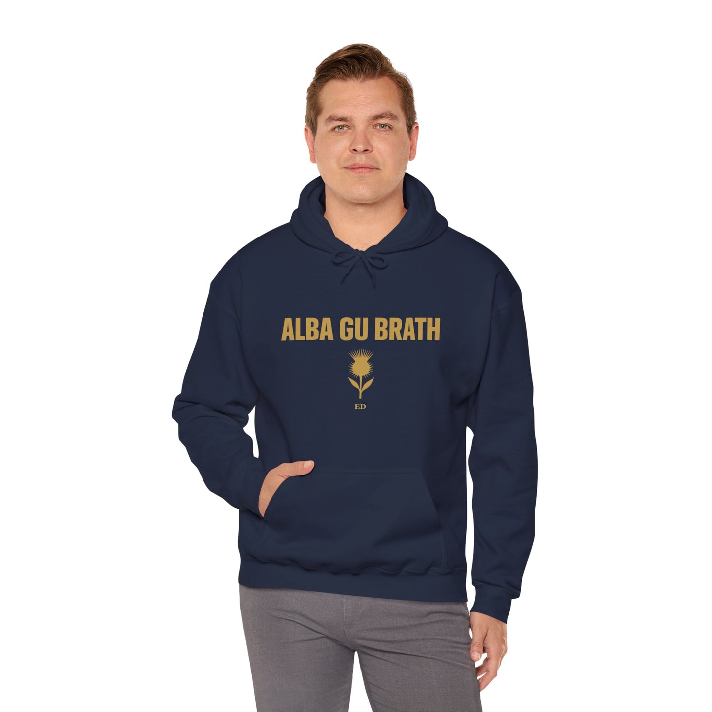 Sudadera con capucha del orgullo escocés | Sudadera abrigada Alba Gu Bràth