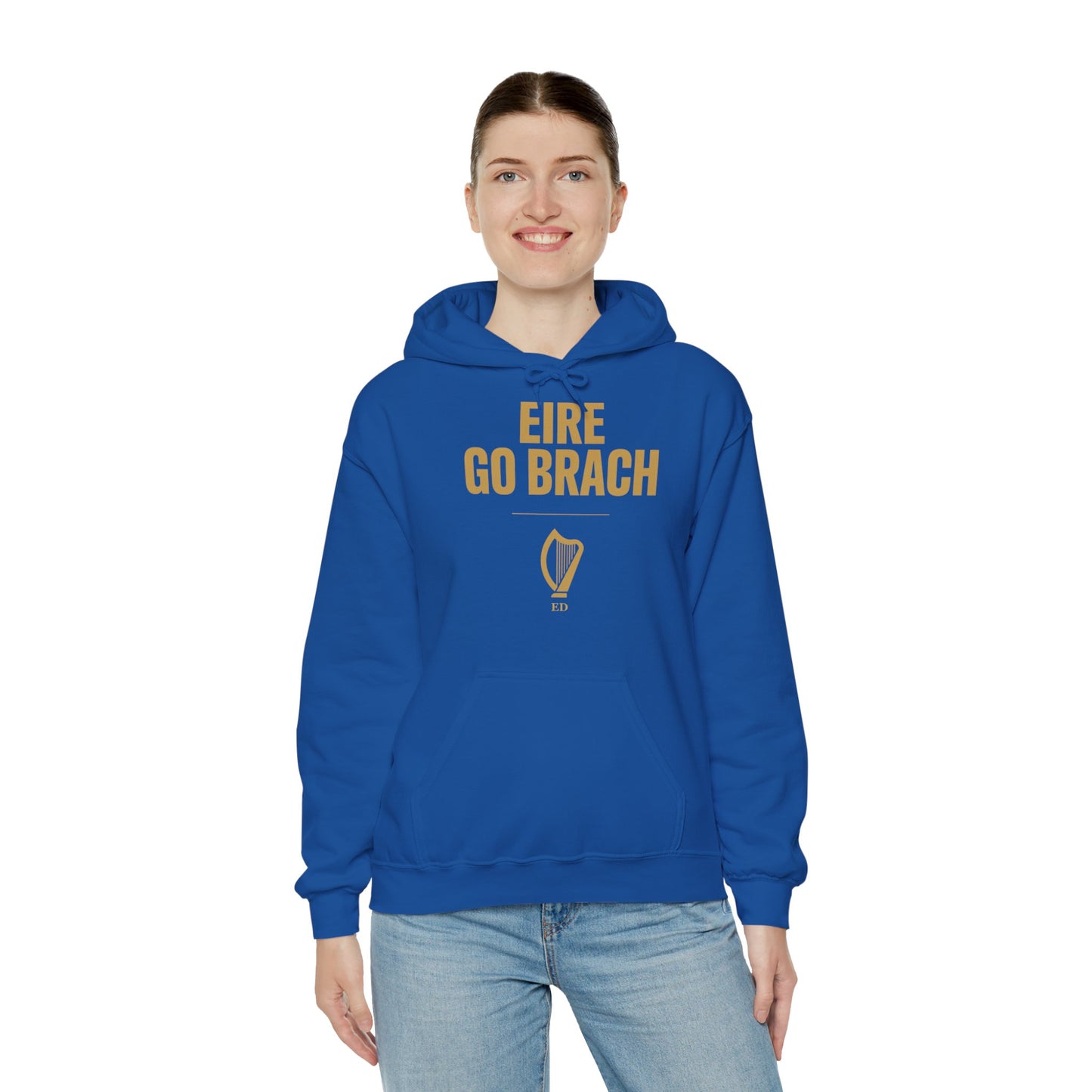 Irischer Stolz Hoodie | Éire Go Brách warmer Schnitt