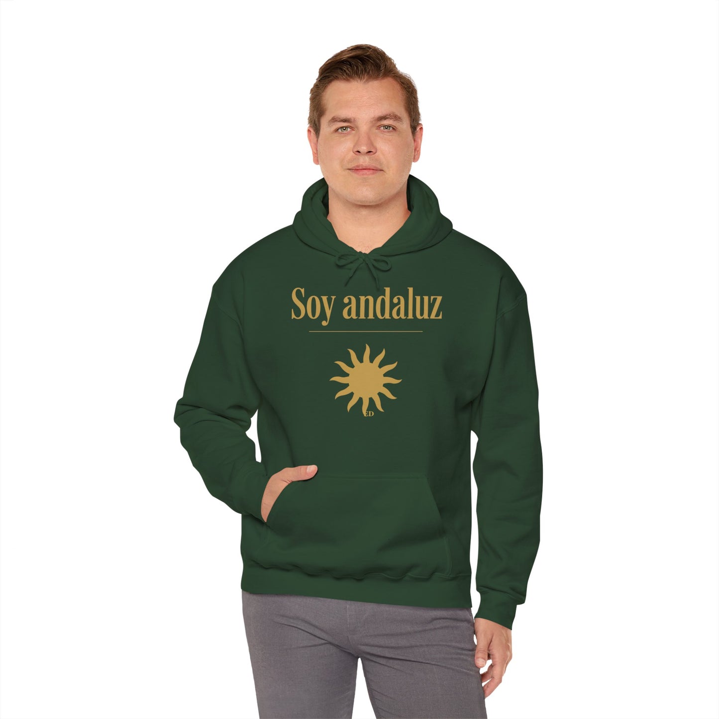 Hoodie mit andalusischem Stolz | Soy Andaluz, warm geschnitten