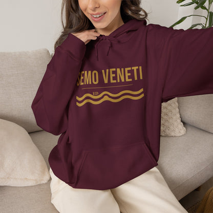 Felpa con cappuccio dell'orgoglio veneto | Semo Veneti Vestibilità calda