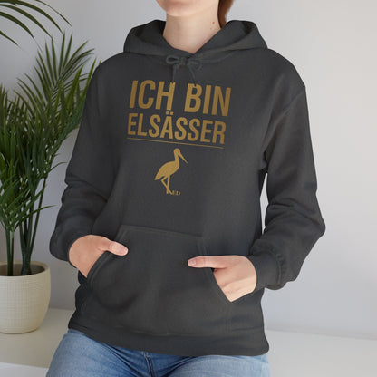 Bluza z kapturem z dumą alzacką | Ich Bin Elsässer Warm Fit