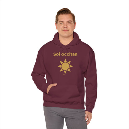 Hoodie mit okzitanischem Stolz | Soi Occitan, warm geschnitten